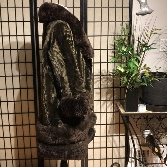 ✈️Penny Lane Vintage Fur Teddy fuzzy shearling Phoebe winter collar fluffy rare - Picture 4 of 14